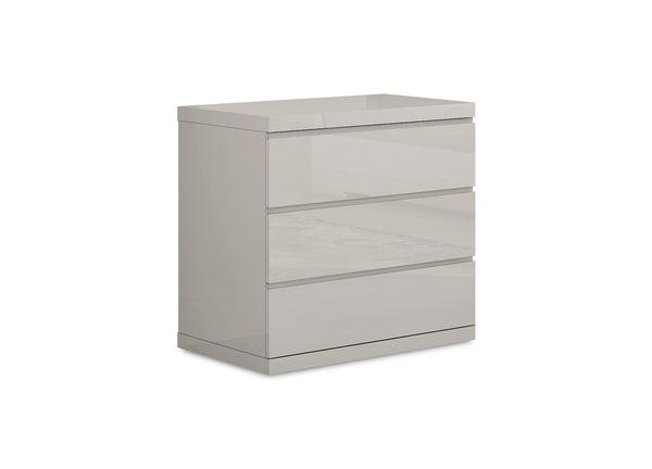 Anna Single Dresser Light Gray - Angle