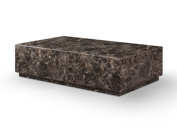 Iris Rectangle Coffee Table Dark - Angle