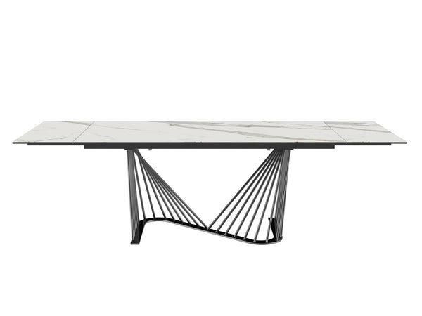 Roma Extendable Dining Table - Front Open