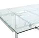 Wexford Glass Top Dining Set - Renzzi Furniture