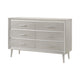 Ramon 6 Drawer Dresser Metallic Sterling - Renzzi Furniture