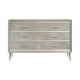 Ramon 6 Drawer Dresser Metallic Sterling - Renzzi Furniture