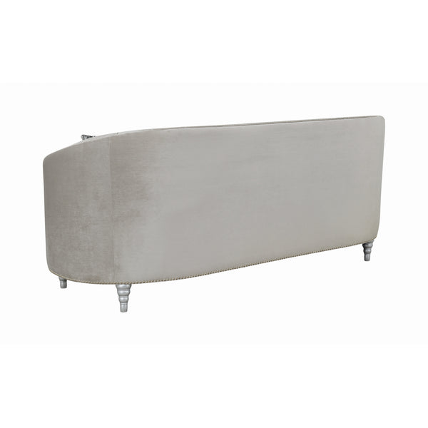 Avonlea Sloped Arm Tufted Sofa Grey - Back One