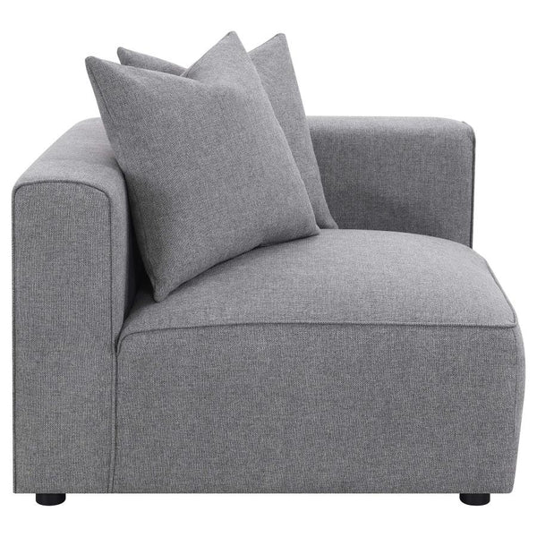 Jennifer Sectional Sofa Gray - Seat Side one