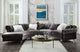 Ninagold Sectional Sofa Gray - Environment