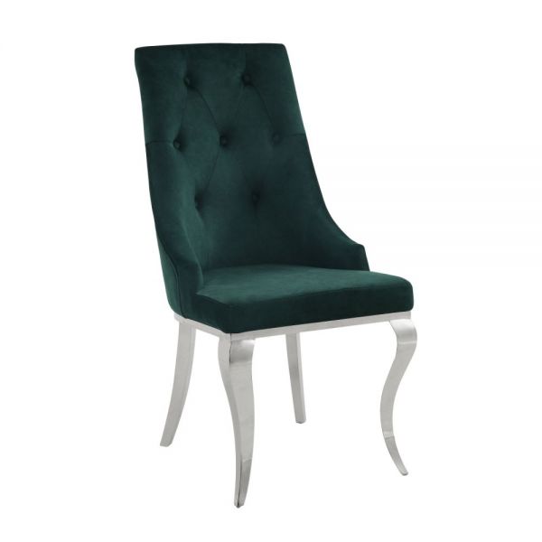 Dekel Dining Chairs Green - Angle