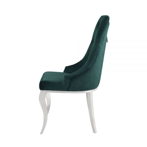 Dekel Dining Chair Green - Side