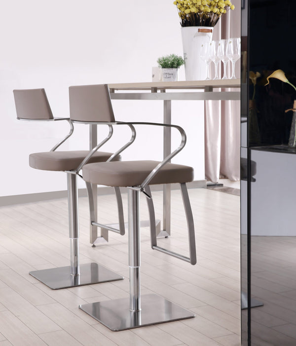 Zuri Barstool Taupe - Environment