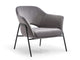 Karla Leisure Chair Gray - Angle