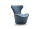 Easton Swivel Leisure Chair Blue - Side