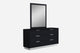 Navi Double Dresser Black - Renzzi Furniture