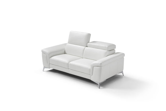 Flavio Italian Love Seat - Angle