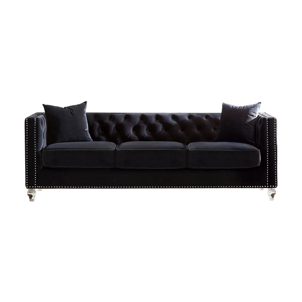 Delilah Tuxedo Arm Sofa - Front