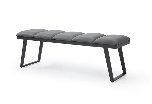 Ethan Bench Dark Gray - Angle