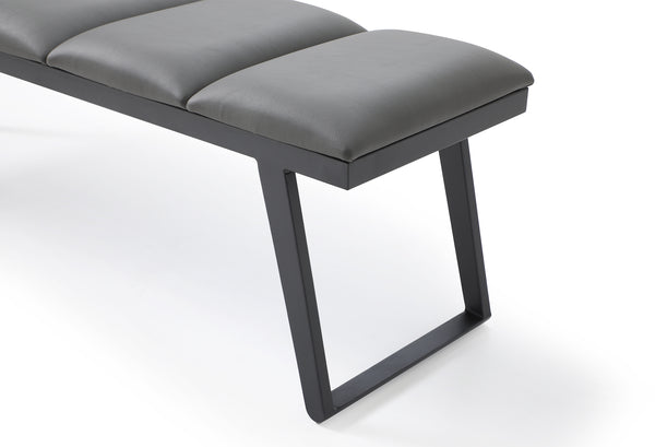 Ethan Bench Dark Gray - Closer look