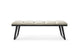 Ethan Bench Light Gray - Front