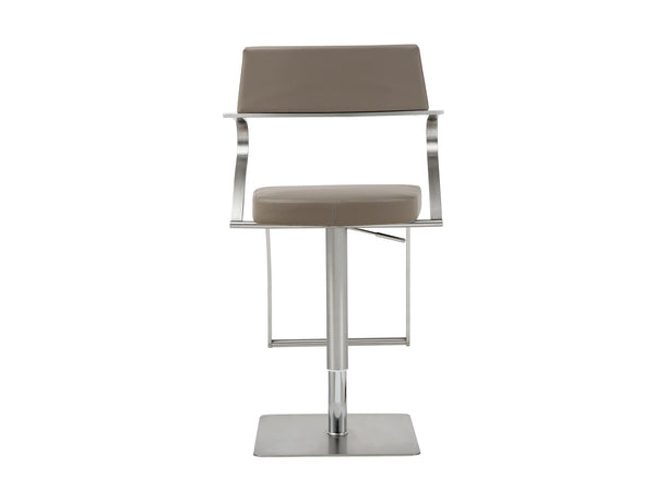 Zuri Barstool Taupe - Back