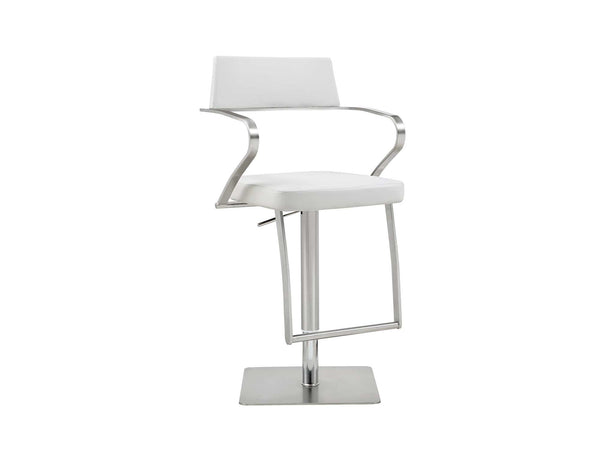 Zuri Barstool White - Angle