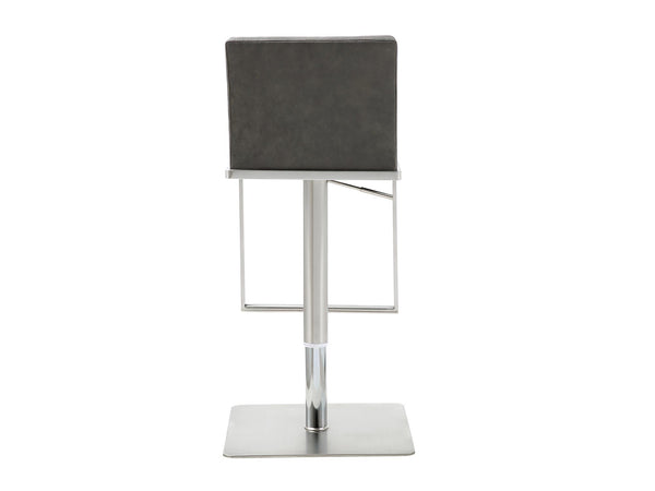 Clay Barstool Gray - Back