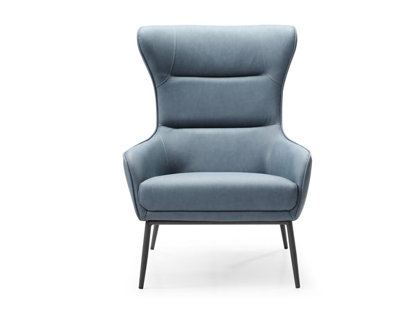 Wyatt Leisure Chair Blue - Front