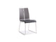 Lauren Dining Chair Gray Black- Angle