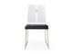 Lauren Dining Chair White Black- Front
