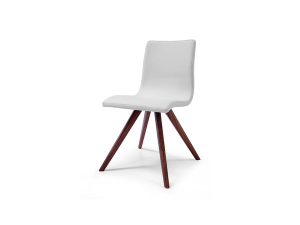 Olga Dining Chair White - Angle