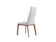 Ricky Dining Chair Walnut White - Back Angle