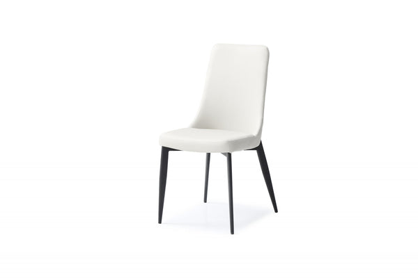 Luca Dining Chair White - Angle