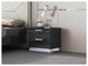 Navi Nightstand Gray - Renzzi Furniture