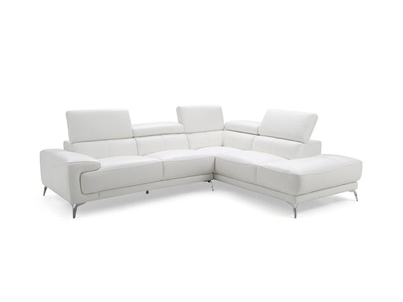 Fabiola Sectional Sofa White - Renzzi Furniture LLC