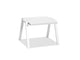 Rio Outdoor Side Table White - Angle