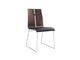 Lauren Dining Chair Walnut Black - Angle